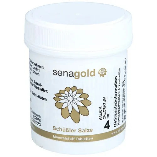 Schüssler Salt No. 4 Kalium chloratum D 6 (BIOCHEMIE Senagold)