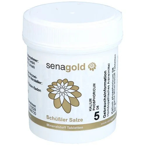 Schüssler Salt No. 5 Kalium phosphoricum D 6 (BIOCHEMIE Senagold)
