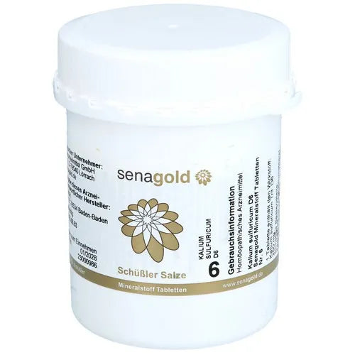 Schüssler Salt No. 6 Kalium sulfuricum D 6 (BIOCHEMIE Senagold)