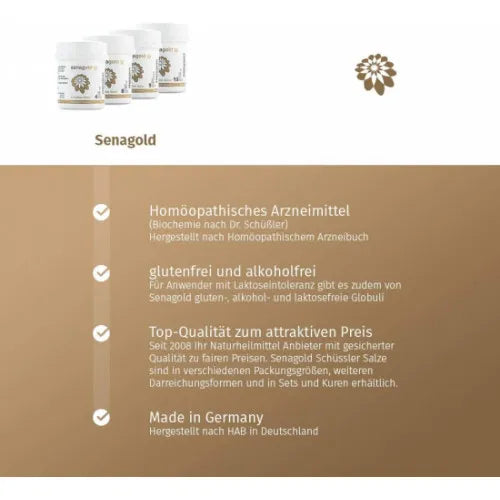 Schüssler Salts Metabolism Cure No. 4, 8, 9, 10