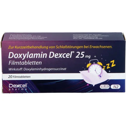 Sleep disorders (sleep disorder) DOXYLAMIN Dexcel 25 mg film-coated tablets