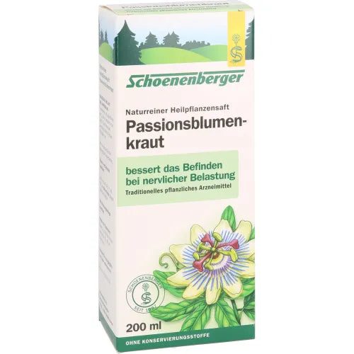 Sleep problems, Passionflower pure natural medicinal plant juice 200 ml - 6