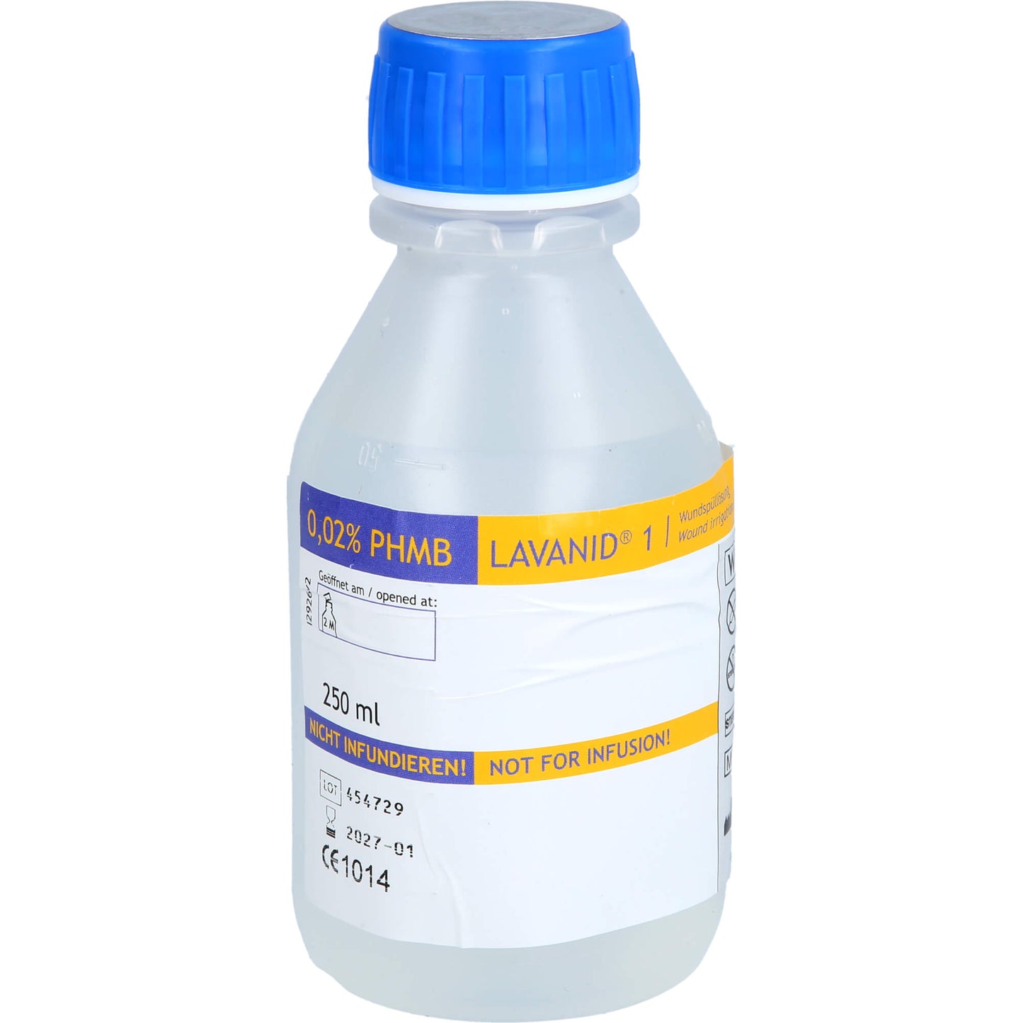 Sodium Potassium Calcium chloride, LAVANID 1 wound irrigation solution