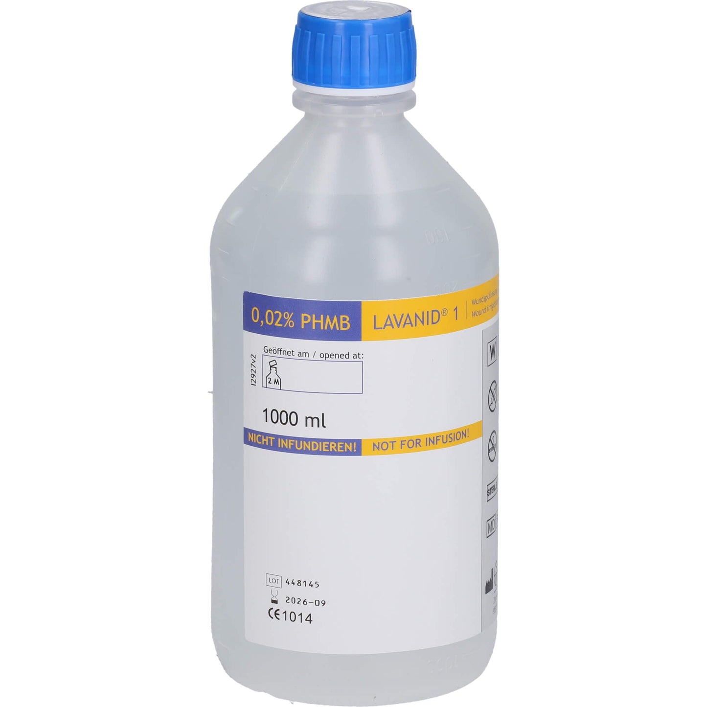 Sodium Potassium Calcium chloride, LAVANID 1 wound irrigation solution