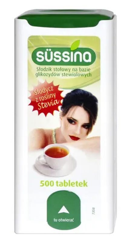 Stevia sweetener STEVIA Süssina x 500 tablets