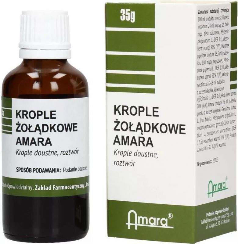 Stomach drops 35g, stomach drop