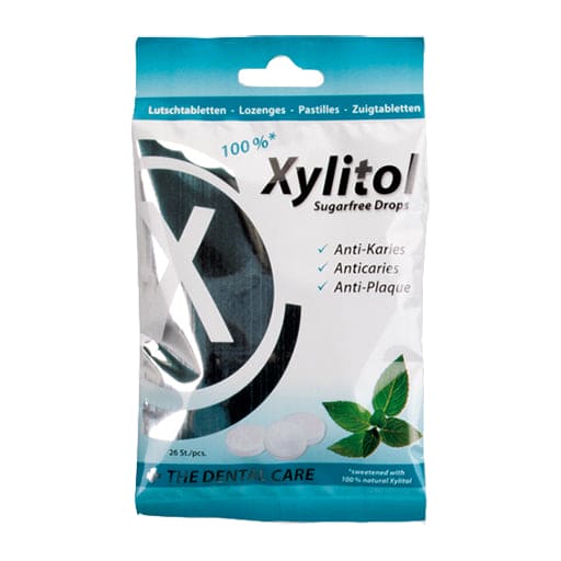 Sucking against tooth decay, MIRADENT Xylitol Drops sugar-free Mint ...