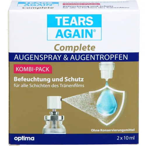 TEARS Again Complete Eye Spray & Eye Drops 2 x 10 ml