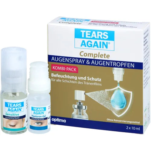 TEARS Again Complete Eye Spray & Eye Drops 2 x 10 ml