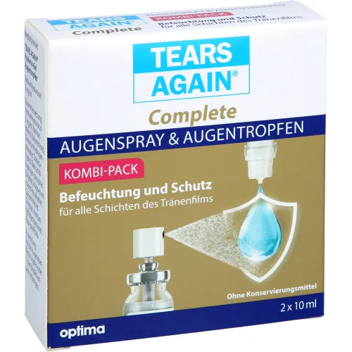 TEARS Again Complete Eye Spray & Eye Drops 2 x 10 ml