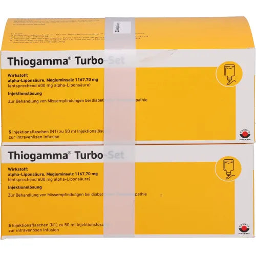 THIOGAMMA Turbo Set injection bottles