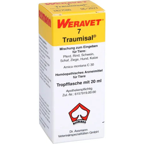 TRAUMISAL 7 drops vet. 20 ml