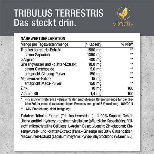 TRIBULUS TERRESTRIS CAPSULES