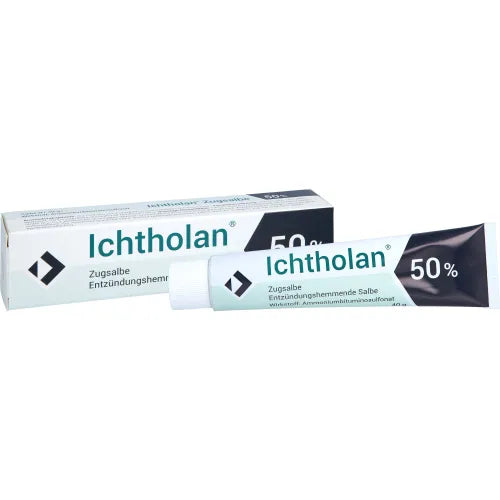 Treatment gonarthrosis, contusions, sprains ICHTHOLAN ointment 50%