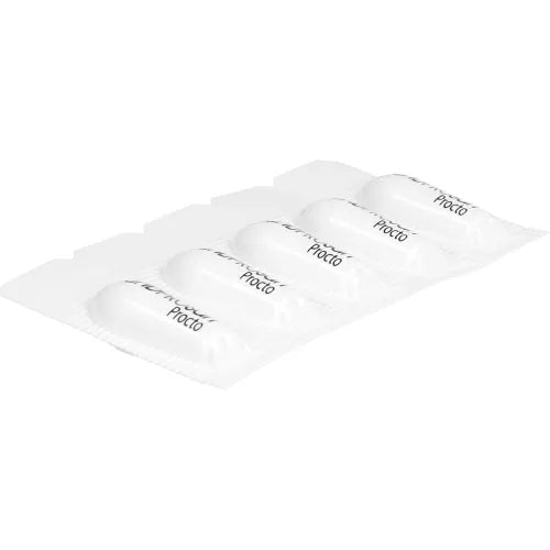 Treatment of hemorrhoids, anal fissures, wounds in the anal-rectal area, WUNDPROSAN Procto Suppositories