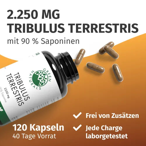 Tribulus Terrestris 2250 mg vegan capsules 120 pcs