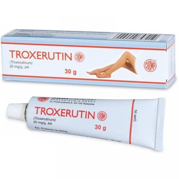 Varicose veins treatment, TROXERUTIN gel