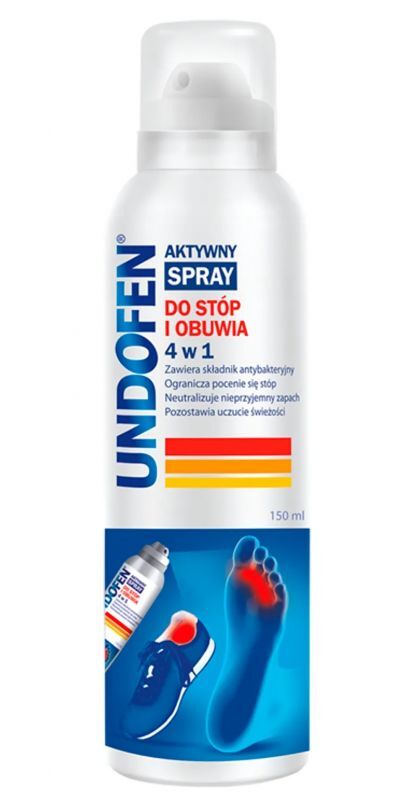 UNDOFEN Active foot and shoe spray 4in1 150ml