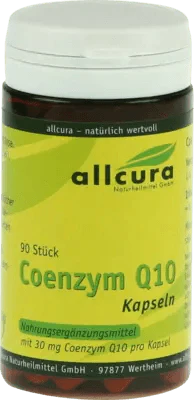 Ubidecarenone, COENZYME Q10 CAPSULES 30 mg UK