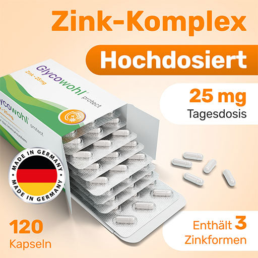 VEGAN Zinc Complex 25 mg High Dose Capsules 120 Capsules