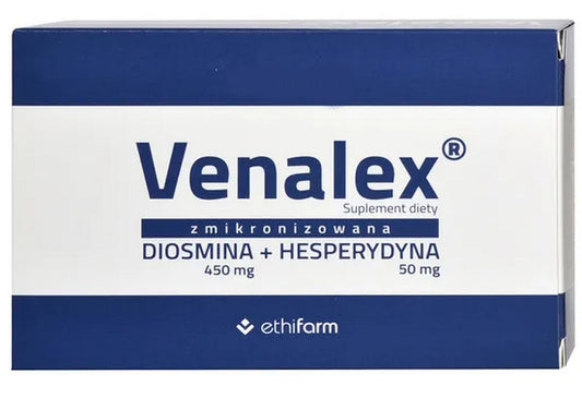 VENALEX x 30 capsules, diosmin, hesperidin, heaviness in legs