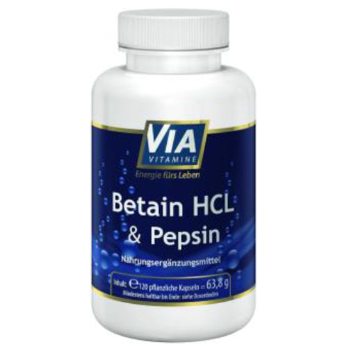 VIAVITAMINE Betaine HCl & Pepsin Capsules