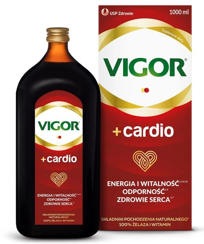 VIGOR+ CARDIO 1000ml iron and hawthorn extract