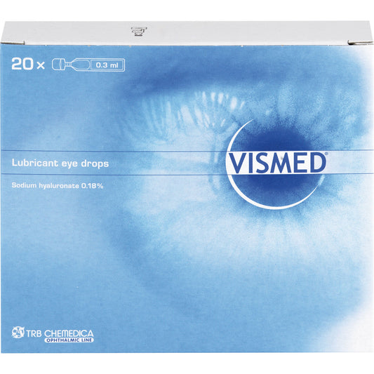Eye drops for dry eyes, VISMED single doses