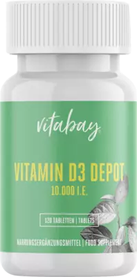 VITAMIN D3 DEPOT 10,000 IU cholecalciferol tablet 120 pcs