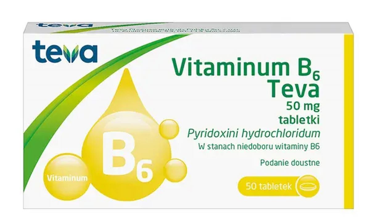 VITAMINUM B6 50mg x 50 tablets vitamin b6 benefits  muscular dystrophy symptoms