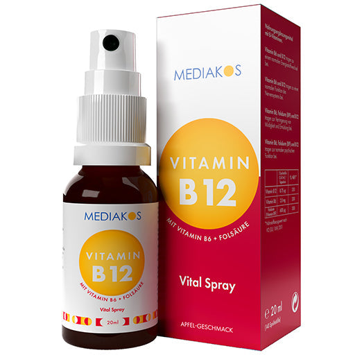 VITAMIN B12+B6+Folic Acid Mediakos Vital Spray