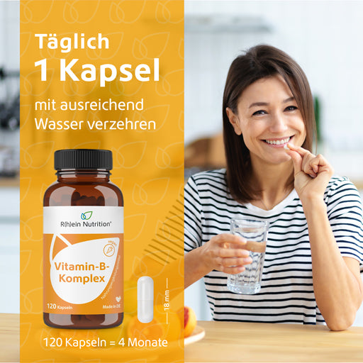 VITAMIN B COMPLEX VEGAN capsules 120 pcs