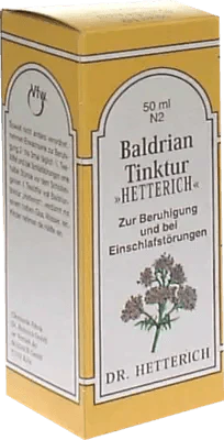 Valerian root extract, VALERIAN TINCTURE Hetterich UK