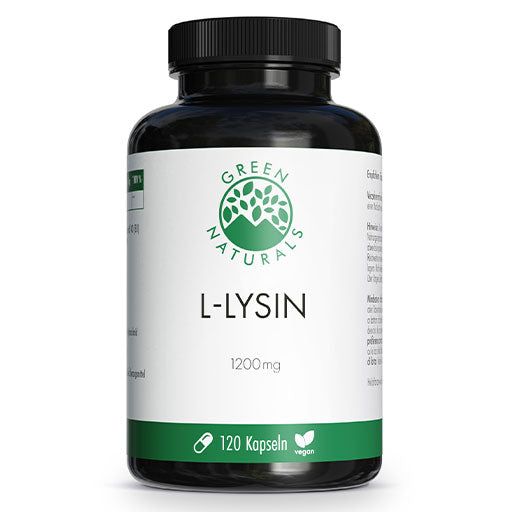 Vegan L-Lysine 1200mg high dose capsules 120 pieces