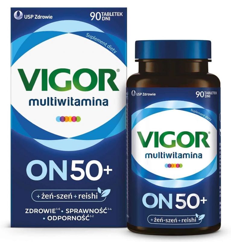 Vigor Multivitamin On 50+ 90 tablets