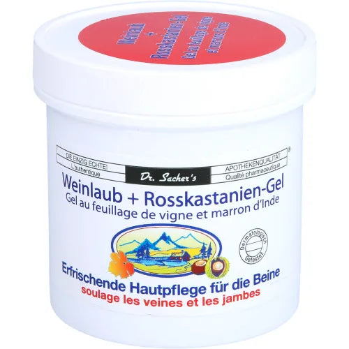 Soothing for veins and legs Vine leaf + horse chestnut gel 250 ml