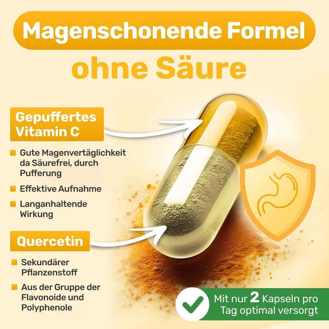 Vitamin C 1000 mg + Quercetin for the immune system