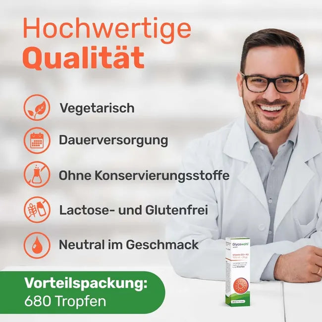 Vitamin D3 1000 IU+K2 30 μg Drops 20 ml