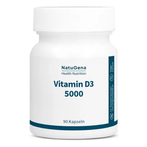 Vitamin D3 5000 IU Capsules, 90 count