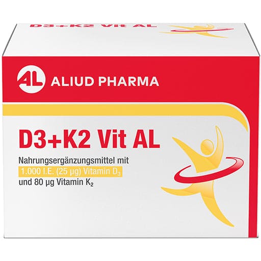 Vitamin D3+K2 Vit AL 1000 IU/80 µg capsules UK