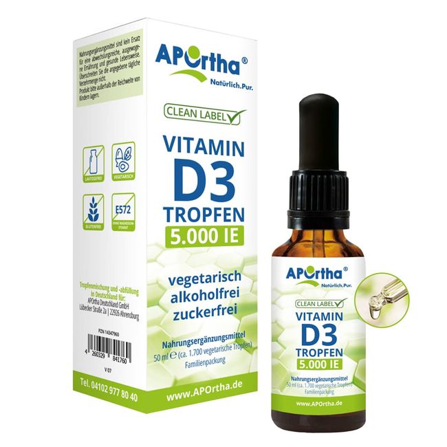 Vitamin D3 drops 5,000 IU 125 µg