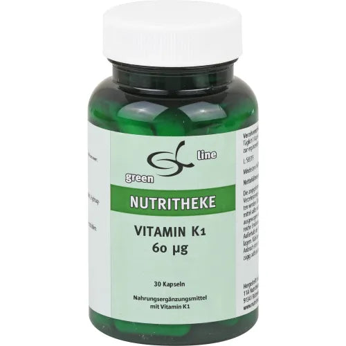 Vitamin K1 60 µg Capsules 30 count
