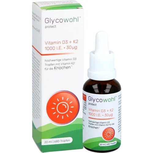 Vitamin D3 1000 IU+K2 30 μg Drops 20 ml