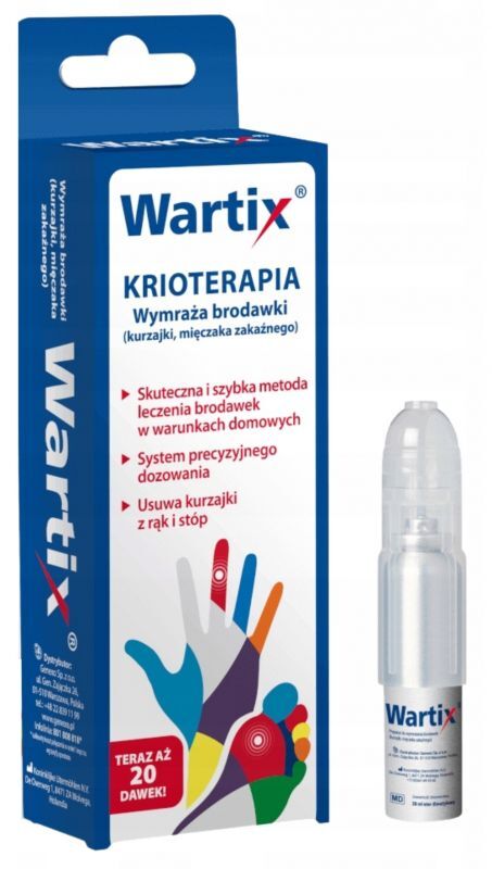 WARTIX means for freezing warts 38ml (15 doses), wart removal, wart treatment