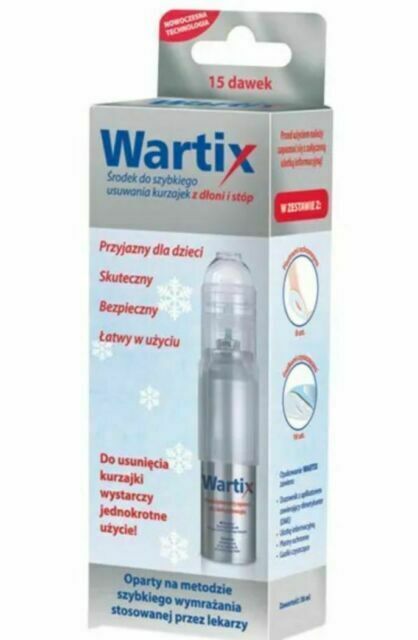 WARTIX means for freezing warts 38ml (15 doses), wart removal, wart treatment