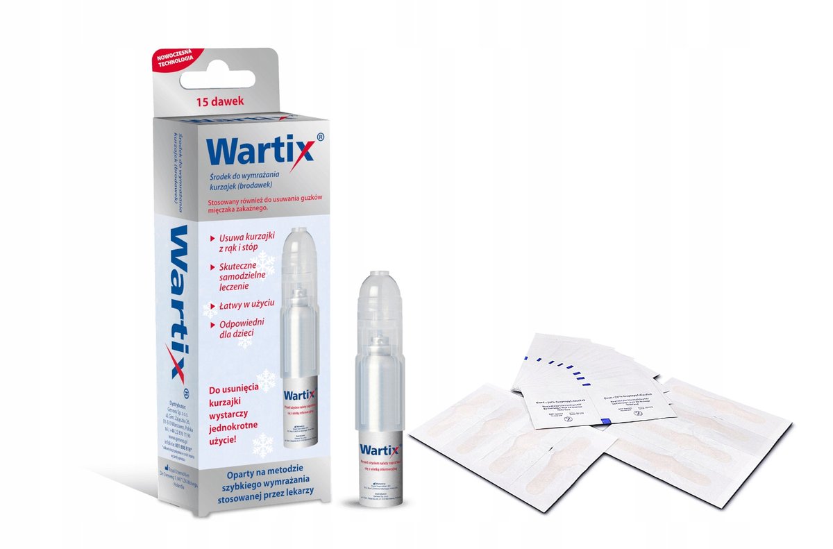 WARTIX means for freezing warts 38ml (15 doses), wart removal, wart treatment