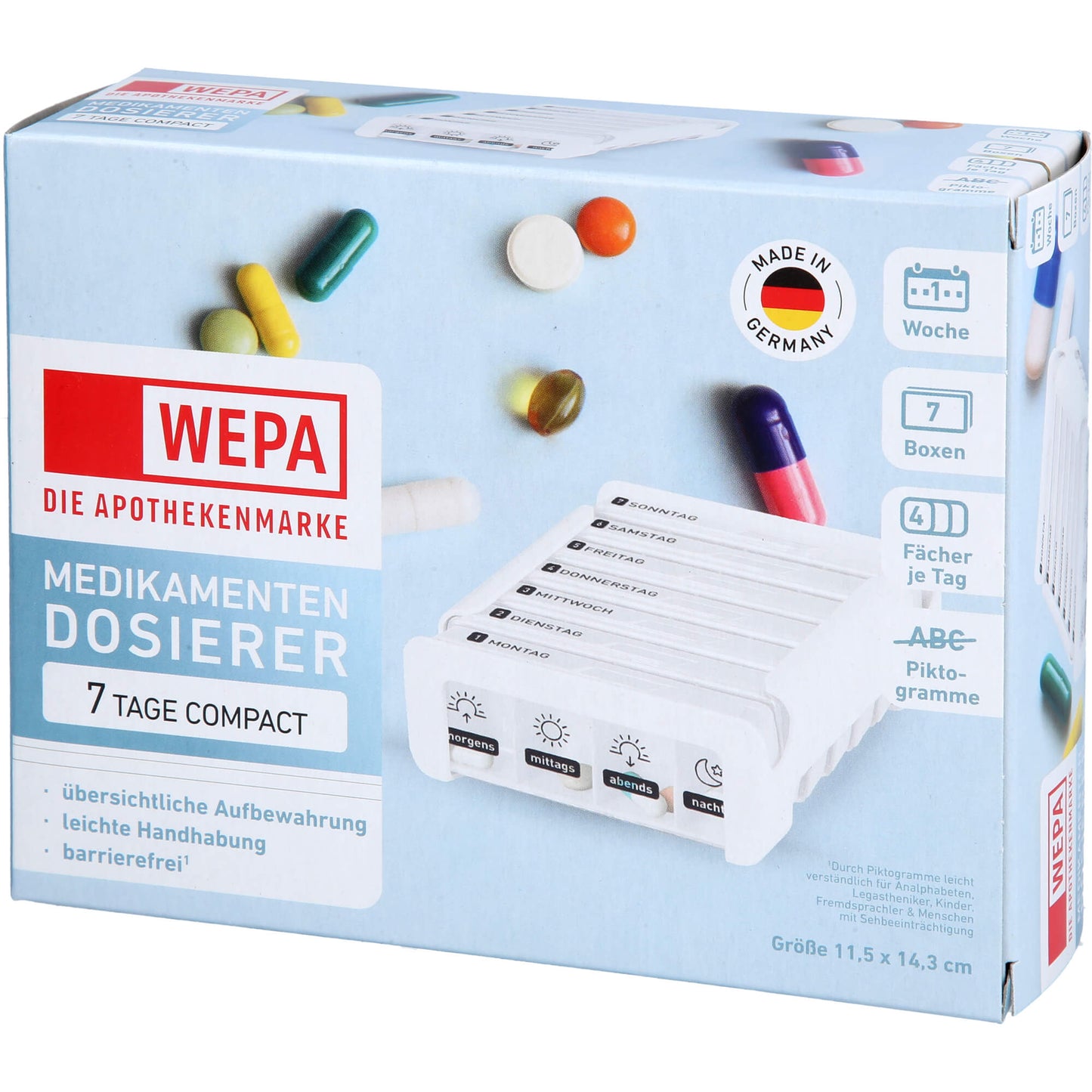 WEPA 7 Days Compact Weekly Magazine white