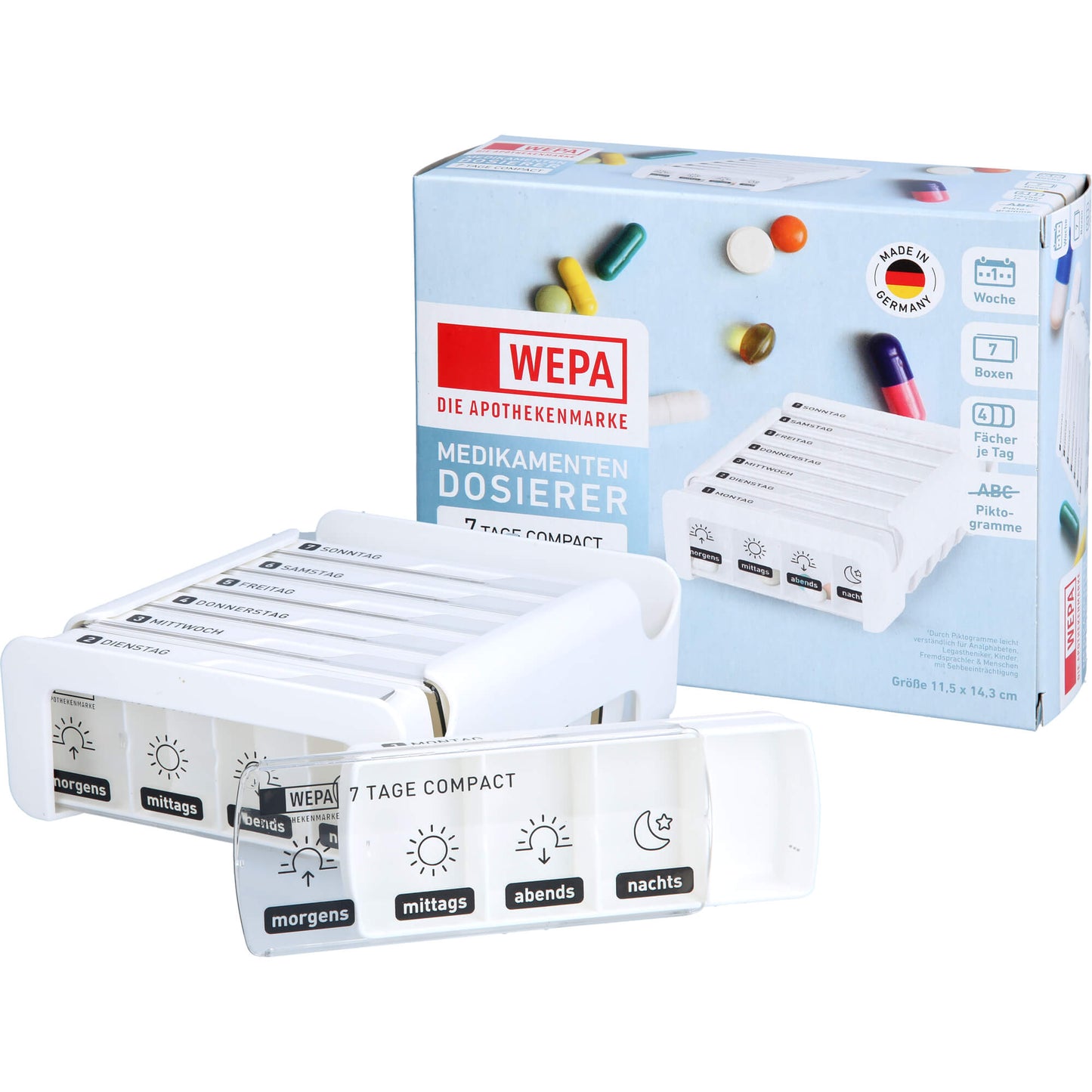 WEPA 7 Days Compact Weekly Magazine white