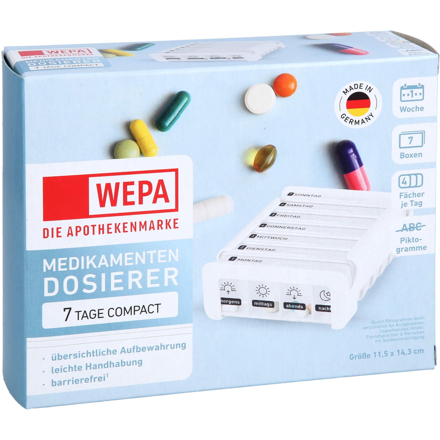 WEPA 7 Days Compact Weekly Magazine white