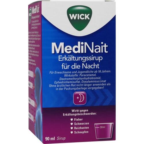 WICK MediNait Cold Syrup 90 Ml Headache Limb Or Sore Throat ELIVERA UK WICK MediNait Cold Syrup 90 Ml Headache Limb Or Sore Throat ELIVERA UK